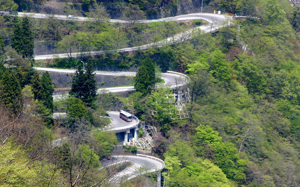 Irohazaka winding road
