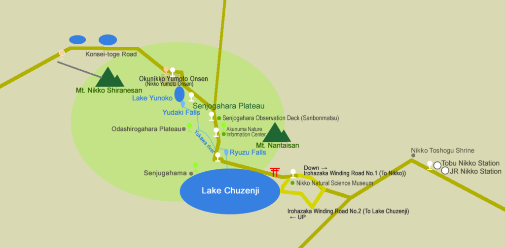 Okunikko area map
