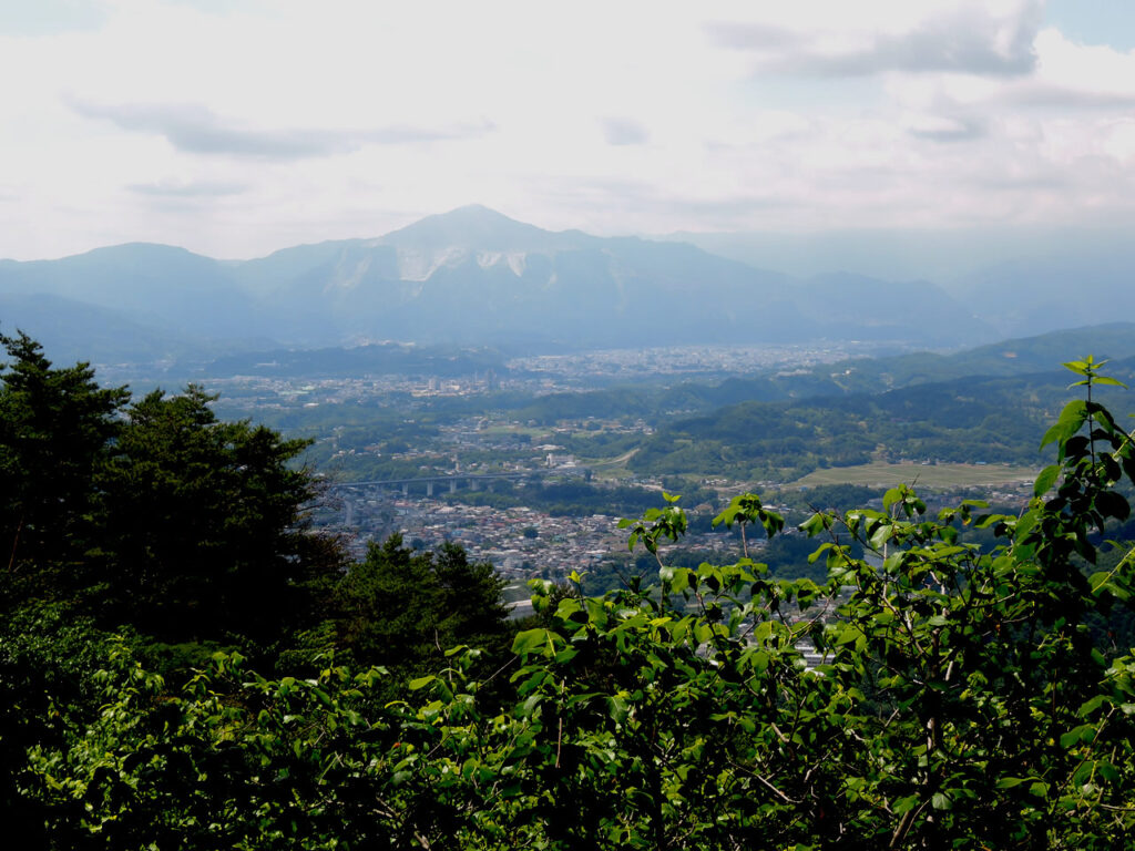 A view of Chichibu from Mt. Hotosan