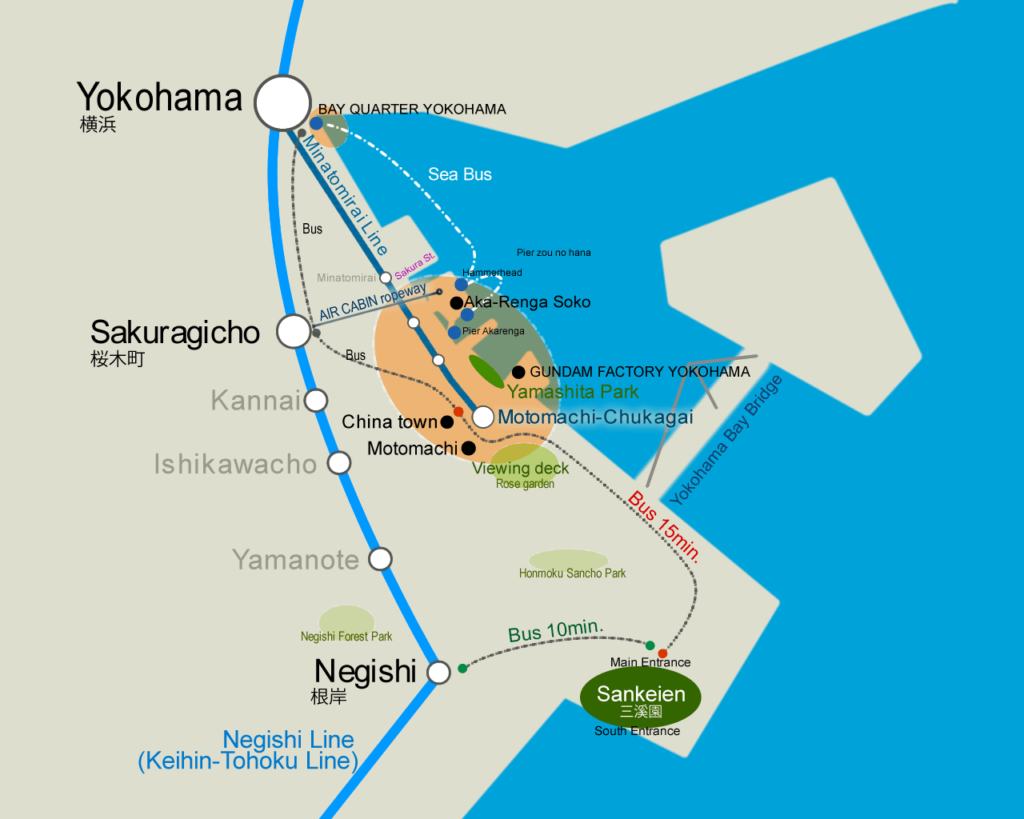 Yokohama image map